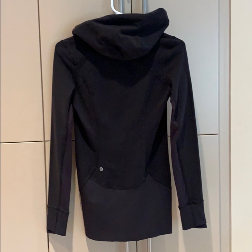 New Lululemon Athletica black zip up jacket with hood - Picture 2 of 6